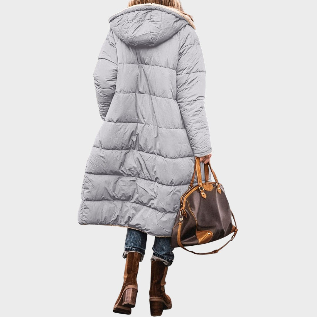 Camellia | Reversible Long Coat