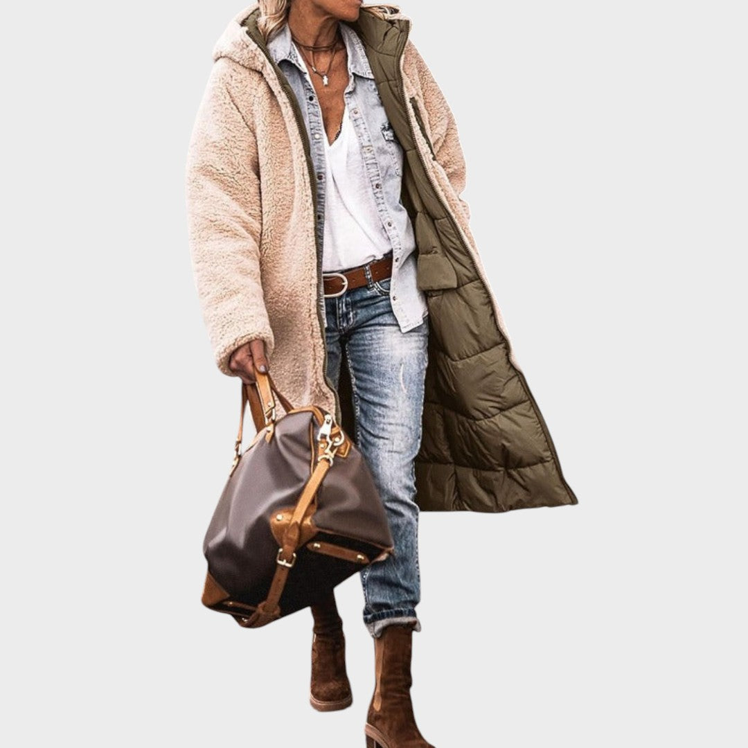 Camellia | Reversible Long Coat