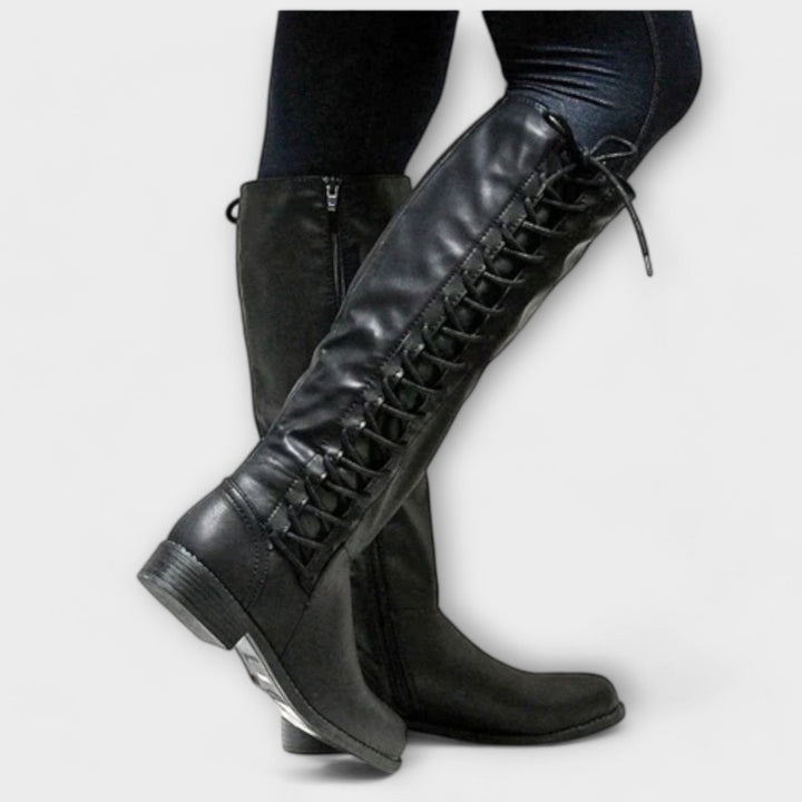 Milenne | High Boots with Laces